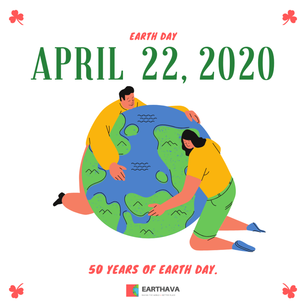 Our Love For Our Planet. Earth day 2020.